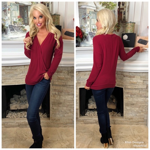 🛍Surplice Super Soft Sweater Tunic! - LAST 1! - Picture 4 of 4